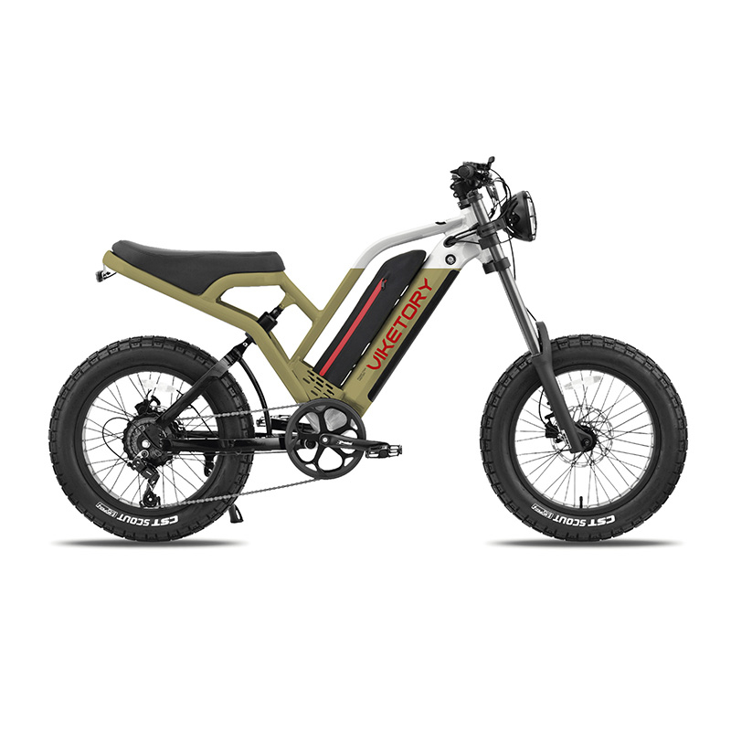 COMMANDO ebike FATBIKE Verde militar - RuedaQrueda