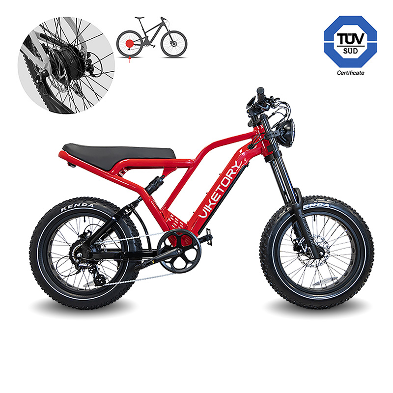 COMMANDO - Fatbike - Rojo cherry - RuedaQrueda