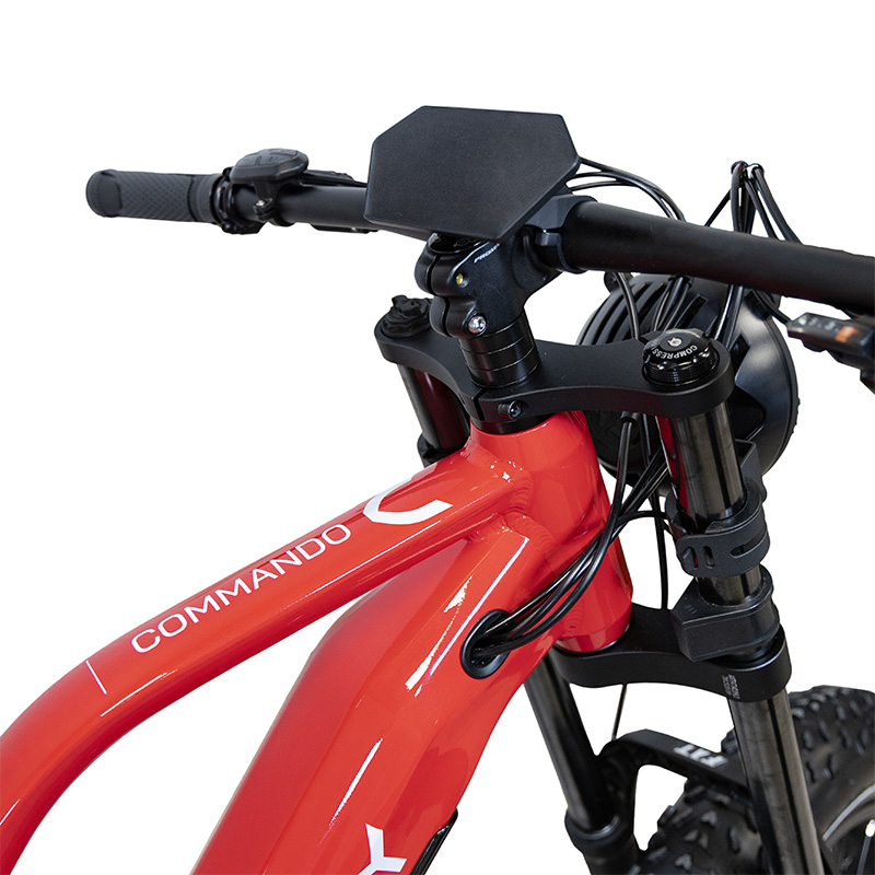 COMMANDO - Fatbike - Rojo cherry - RuedaQrueda