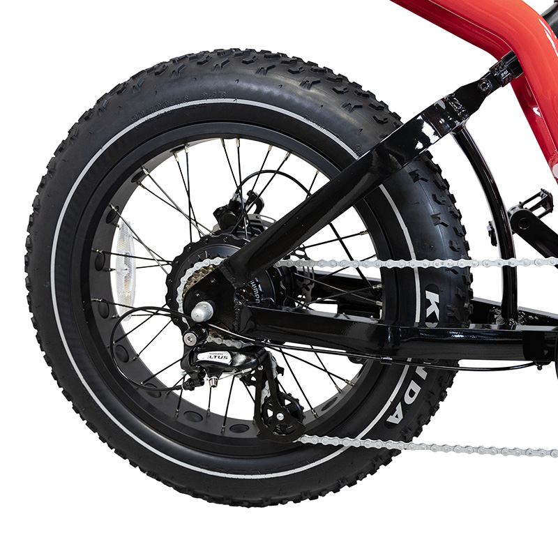 COMMANDO - Fatbike - Rojo cherry - RuedaQrueda