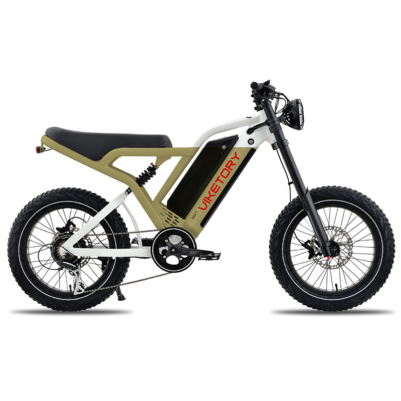 COMMANDO ebike FATBIKE Verde militar - RuedaQrueda
