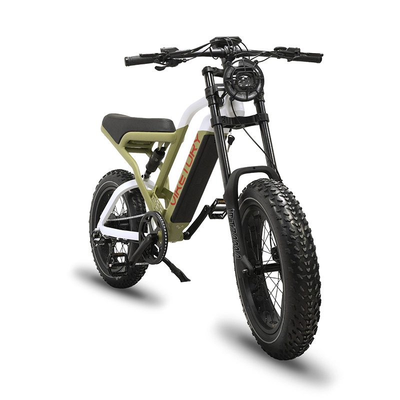COMMANDO ebike FATBIKE Verde militar - RuedaQrueda