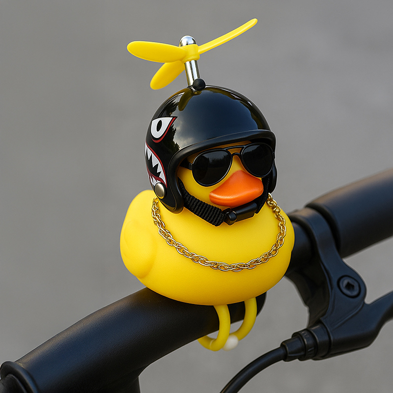 PTO-006 Pato casco hélice fuego - RuedaQrueda