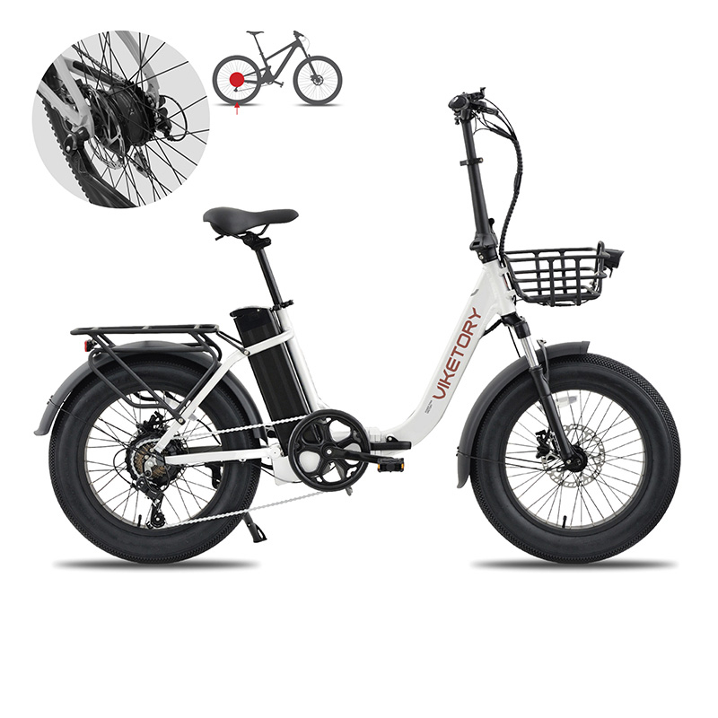 GRANIT ebike FATBIKE Plegable Blanca - RuedaQrueda