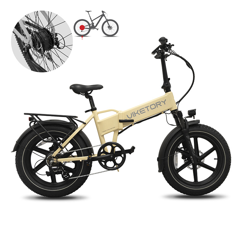 Lithor ebike FATBIKE Plegable crema - RuedaQrueda