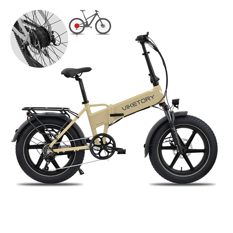 Lithor ebike FATBIKE Plegable crema - RuedaQrueda