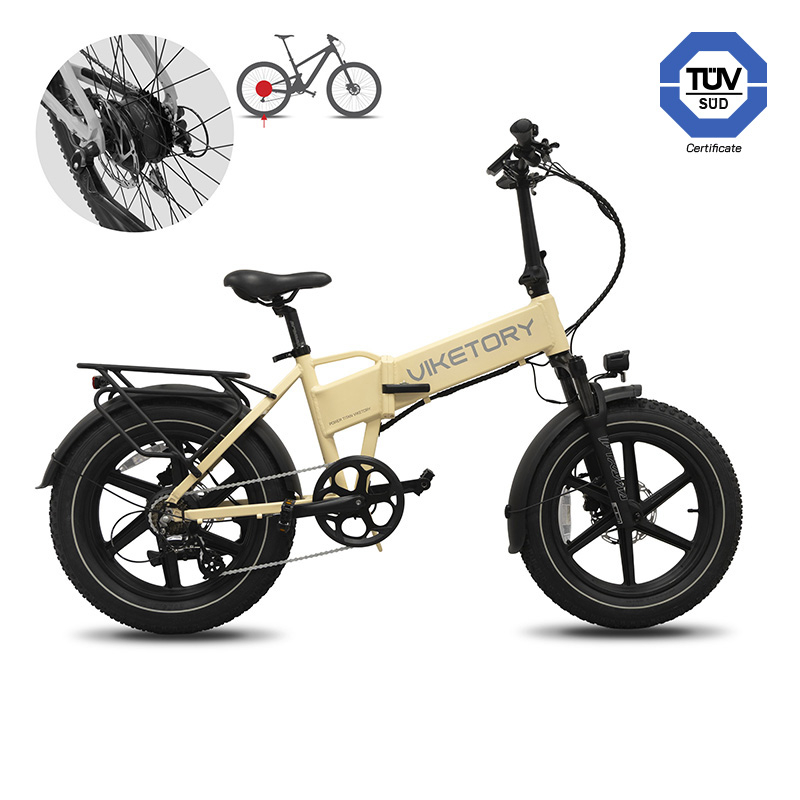 Lithor ebike FATBIKE Plegable crema - RuedaQrueda