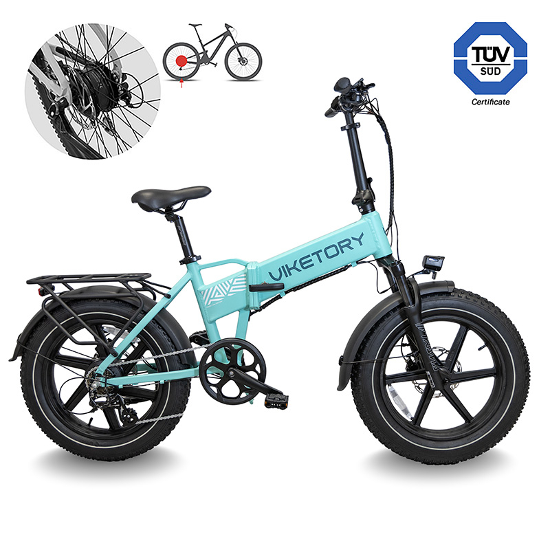 LITHOR - Fatbike plegable - Turquesa - RuedaQrueda