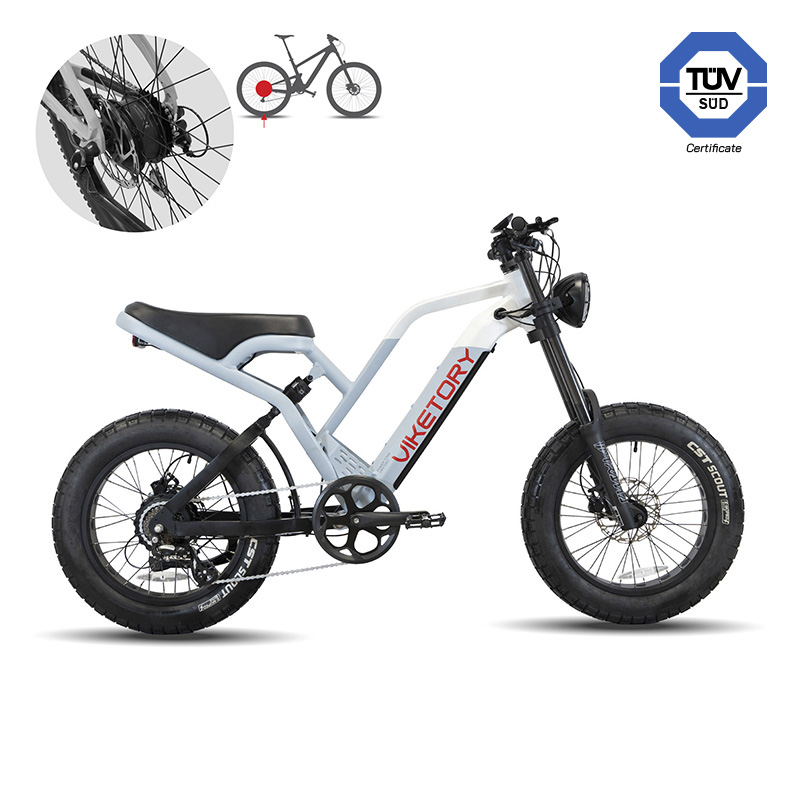 NAVY ebike FATBIKE Azul naval/Blanco - RuedaQrueda