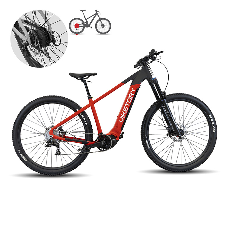 ROKTAR ebike MTB Roja/Negra - RuedaQrueda
