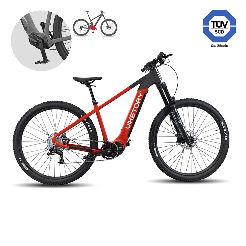 ROKTAR +Plus ebike MTB Roja/Negra - RuedaQrueda