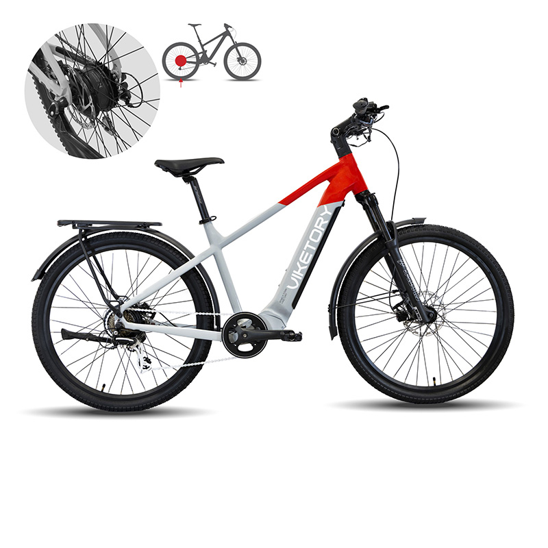 VENTIX ebike URBAN roja - RuedaQrueda