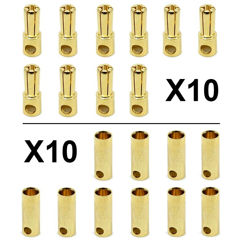 Connecteur banane 5,5mm - 10M/10F
