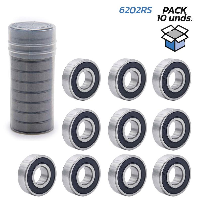 Roulement à billes 6202RS - 10 pièces