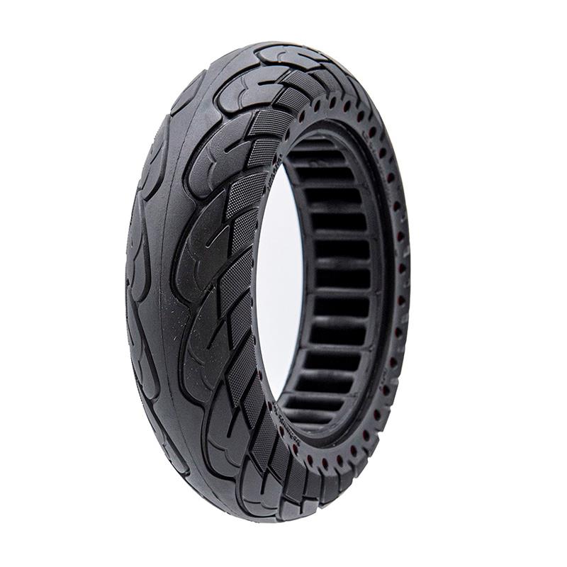 Pneu plein Ruvera 10x2,5-6,1 / B44 - points rouges [Nedong]