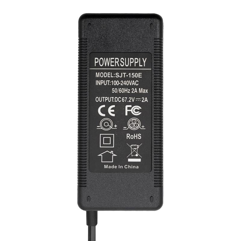 Cargador 60v (salida 67,2v) 2A conector GX16