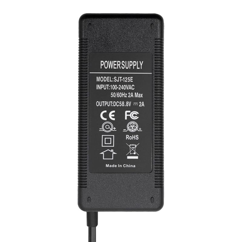 Cargador 52v (salida 58,8v) 2A conector GX16