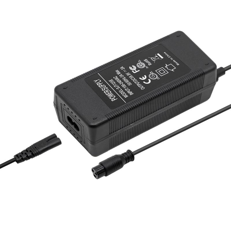 Cargador 52v (salida 58,8v) 2A conector GX16