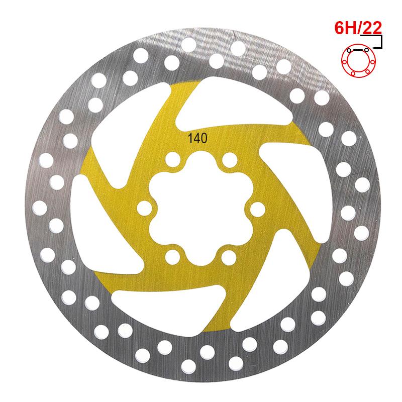 Disque de frein 140mm 6H jaune