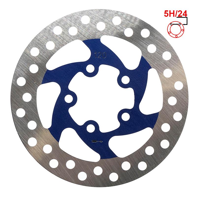 Disque de frein 120mm 5H bleu