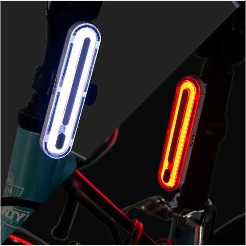 Juego de luces led frontal y trasera recargable EWL002 de alta potencia