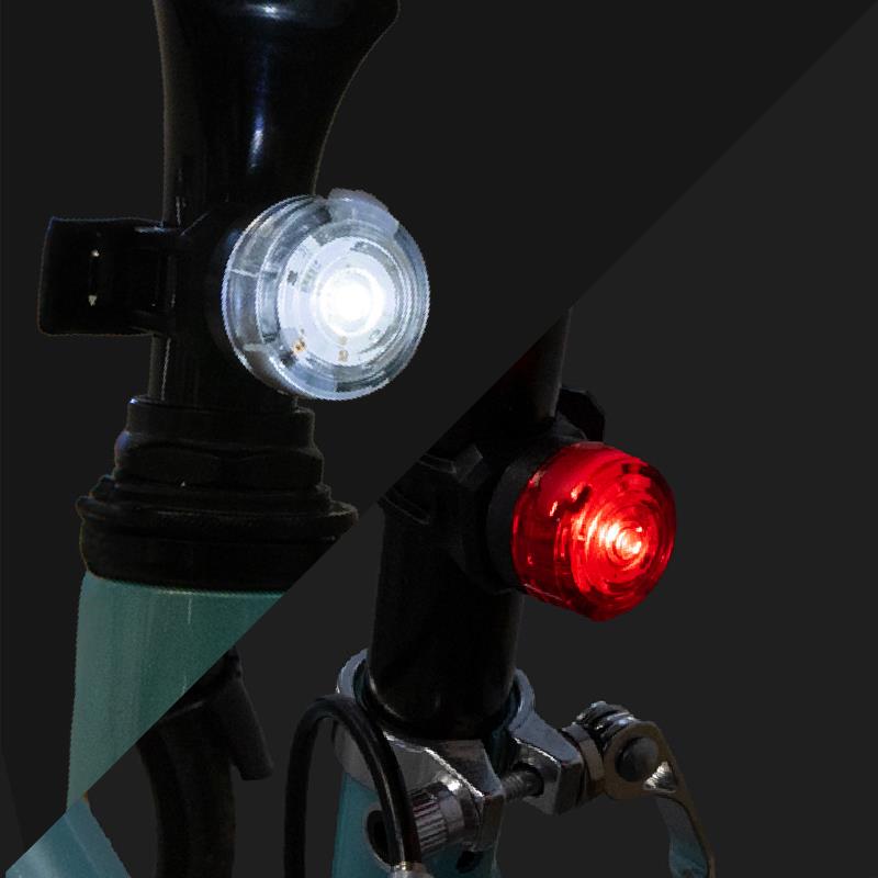 Juego de luces led frontal y trasera recargable EWL001