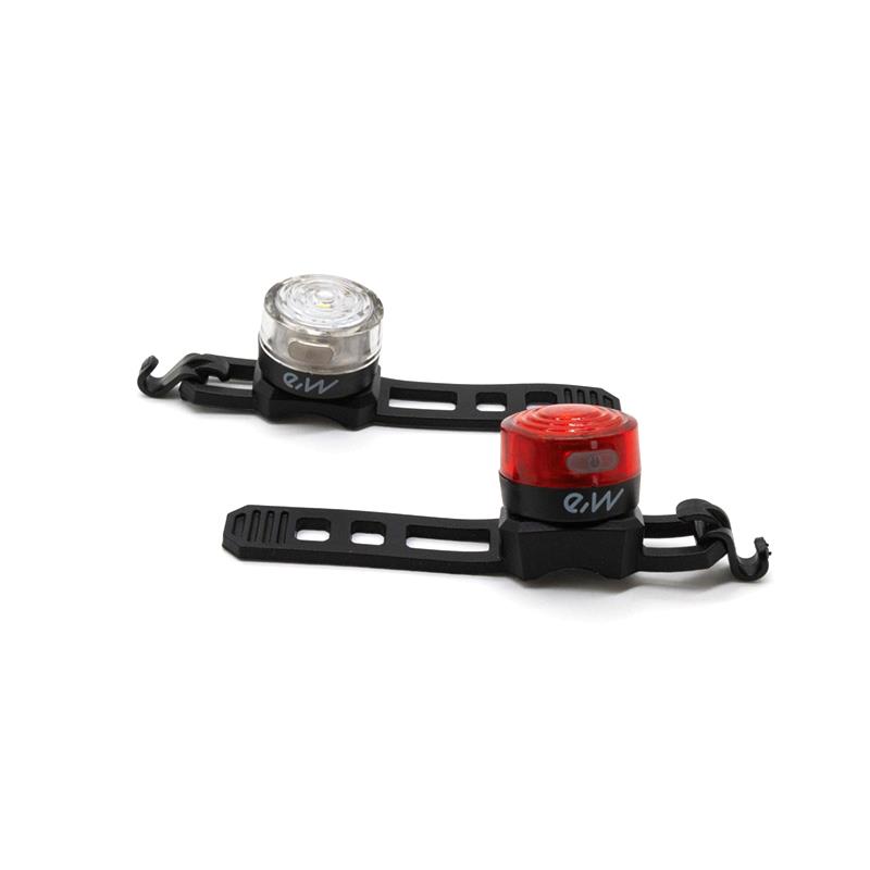Juego de luces led frontal y trasera recargable EWL001