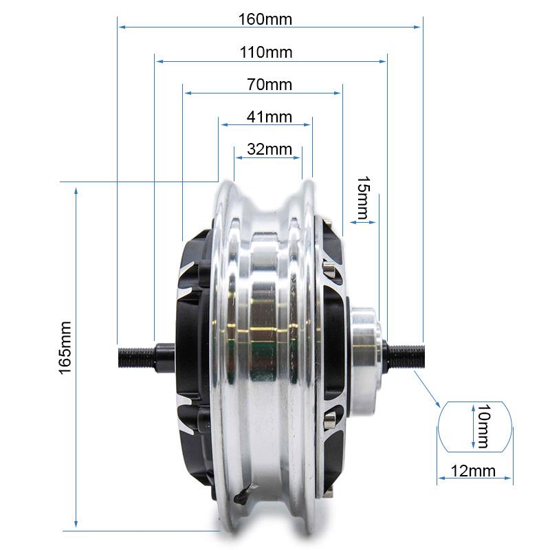 Brushless 48V 500W 6/B40