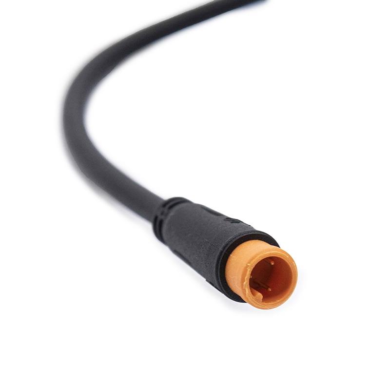 Faro led con claxon negro 12-72v con conector waterproof