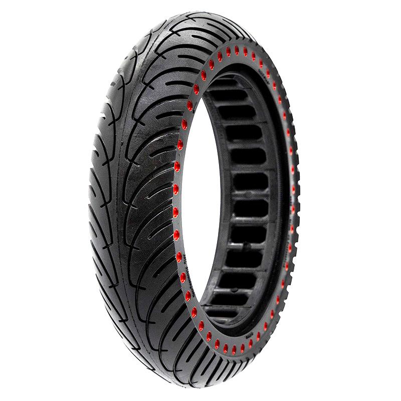 Pneu plein ultraléger 8,5x2-6,1/B34 - points rouges [Nedong]