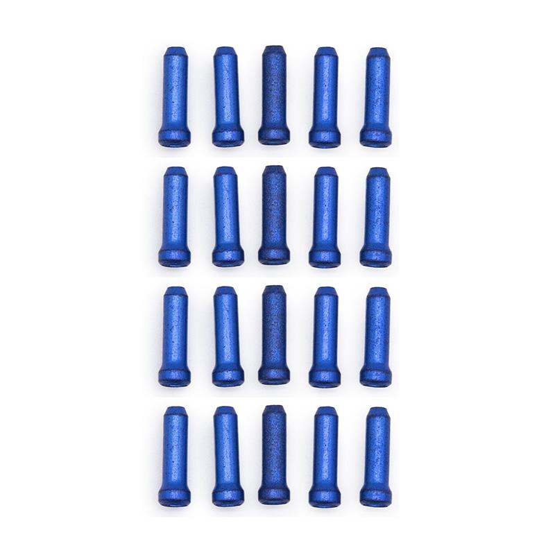 Arrêt de câble de frein bleu - paquet de 20 pcs.
