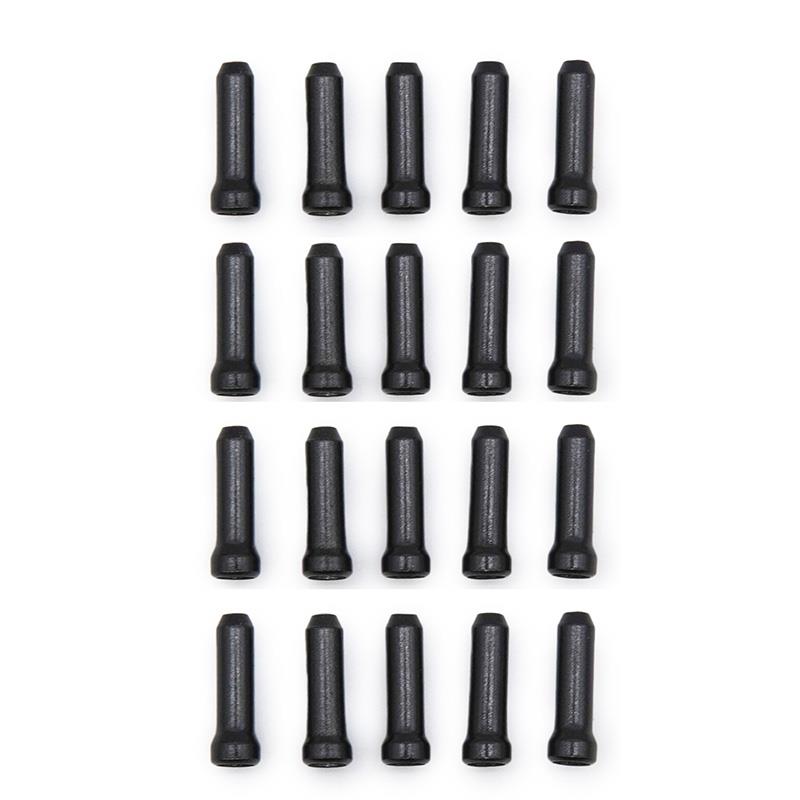 Arrêt de câble de frein noir - paquet de 20 pcs.