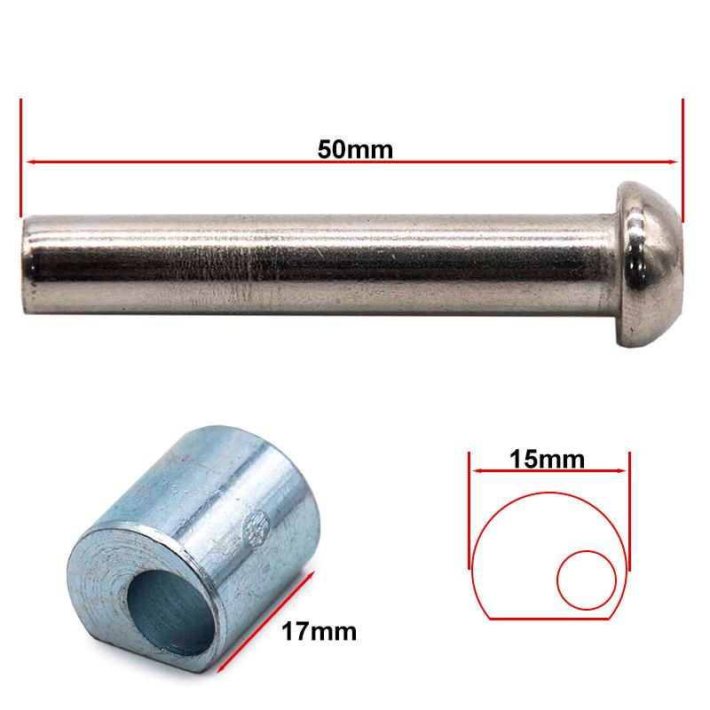 Pasador 8/M6x50mm para mástil Xiaomi primeras versiones 1S, Essential, Pro2