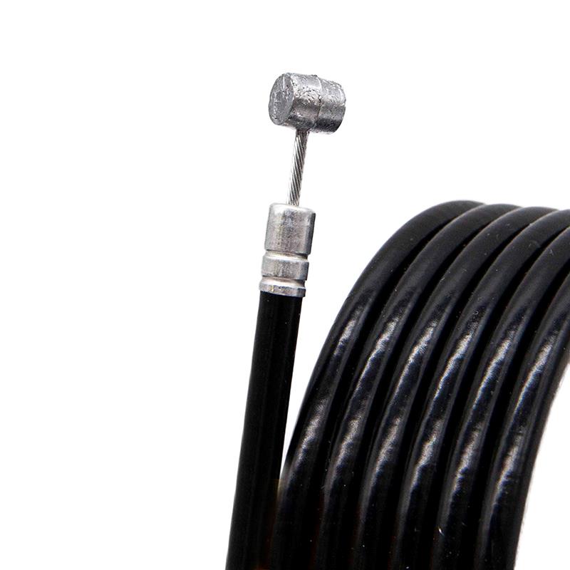 Camisa y cable de freno negro 1,95m