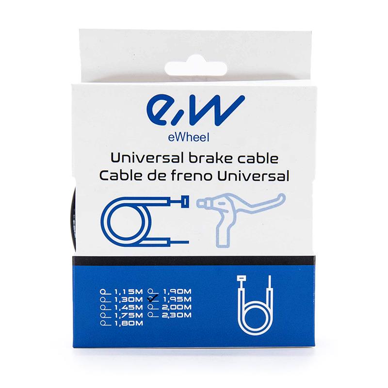 Camisa y cable de freno negro 1,95m