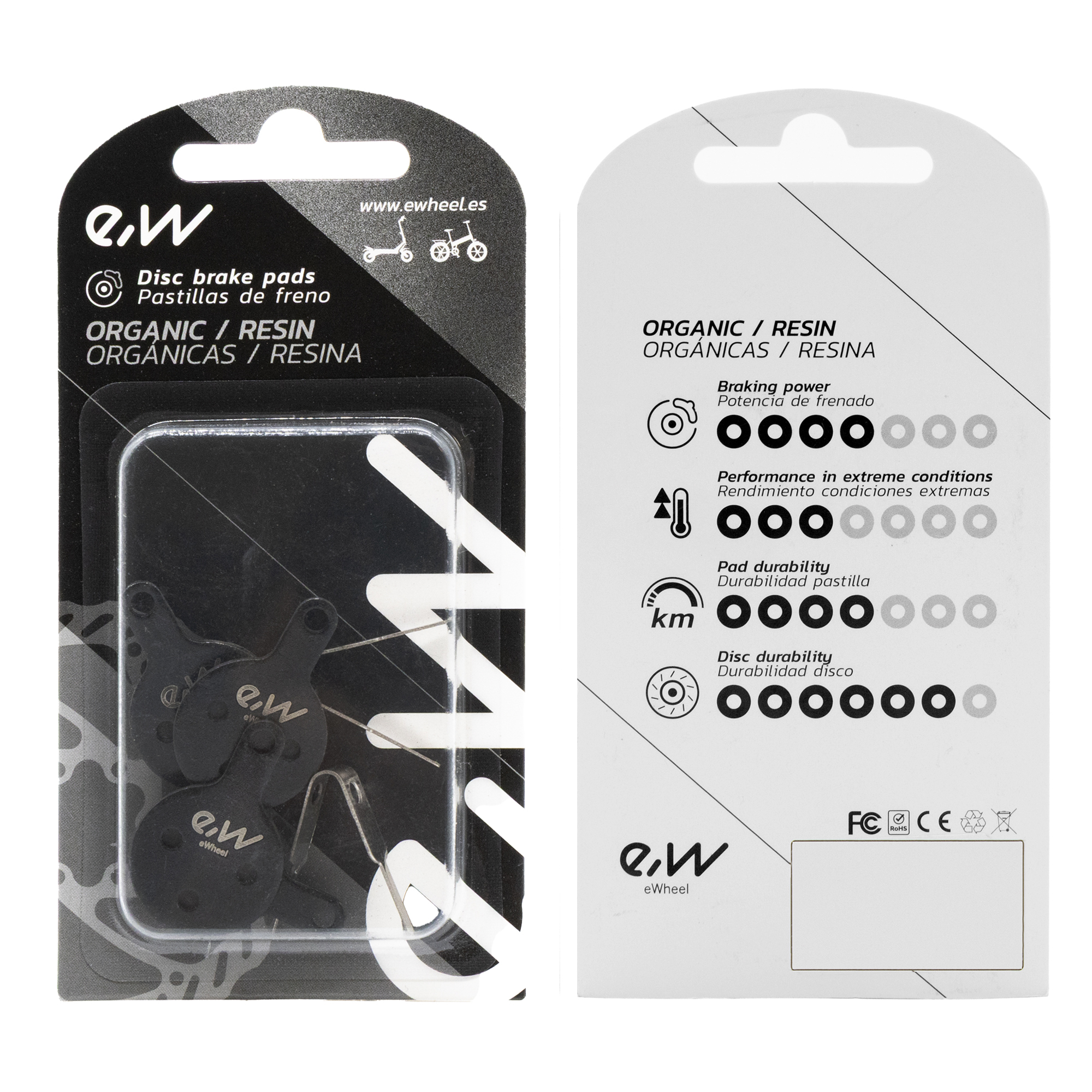 CT009-R pastilla resina - 2 juegos - RuedaQrueda