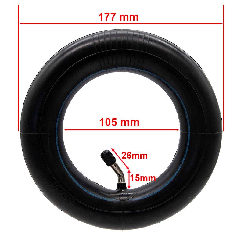 Cámara de aire 200x50 VC 135x45º [Ewheel]