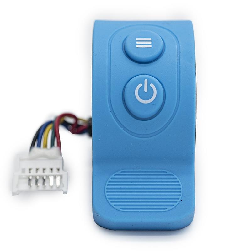 Acelerador con 2 botones para Cecotec Outsider y Bongo serie A azul - RuedaQrueda