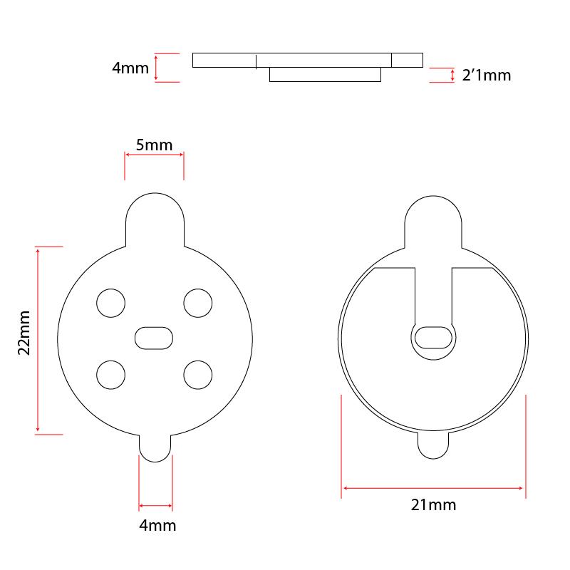 CT001-S pastilla sinterizada para NIU - 2 juegos - RuedaQrueda