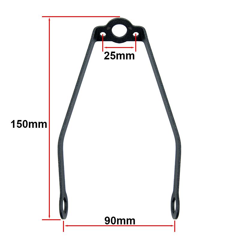 Soporte guardabarros trasero para Xiaomi Mi4 lite (1st Gen) - RuedaQrueda