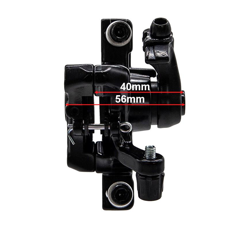 Pinza de freno RT002-M04 mecánica L 70mm negra [NUTT] - RuedaQrueda