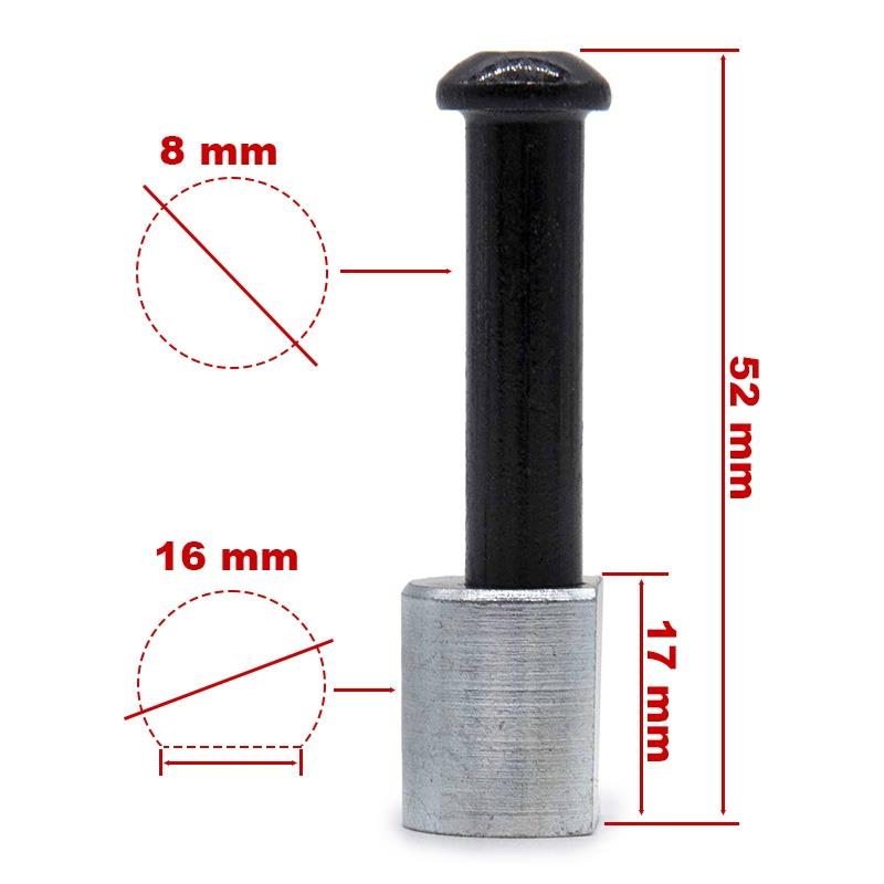 Pasador 8/M6x52mm para mástil MI3 - RuedaQrueda