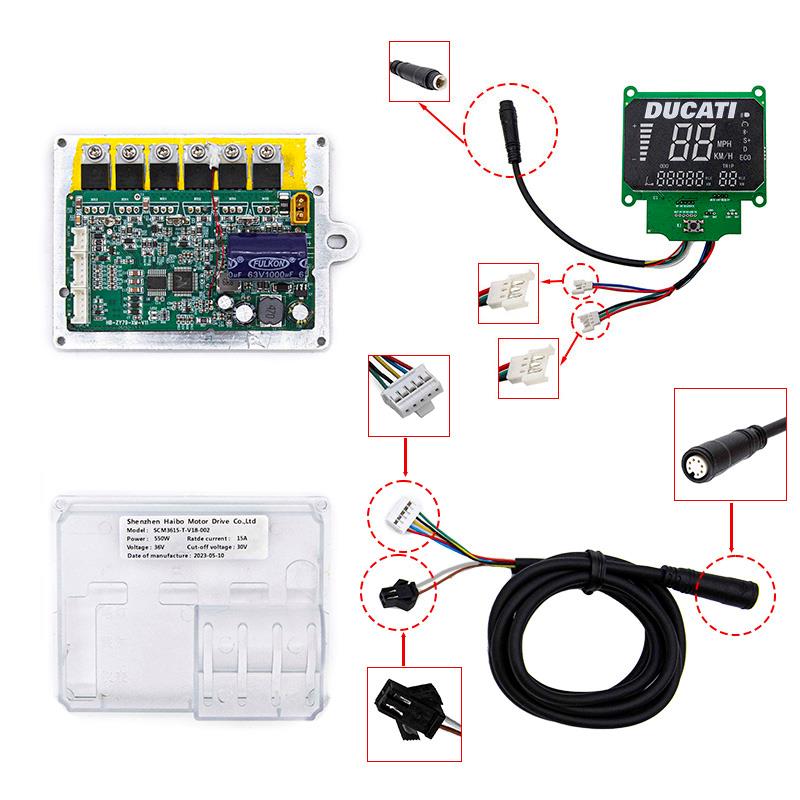 Kit electrónica KC9 36V 15A 550W [Ducati] - RuedaQrueda