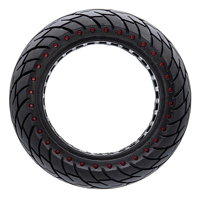 Rueda maciza ultraligera 10x2,5-6,1/B44 - puntos rojos [Nedong] - RuedaQrueda