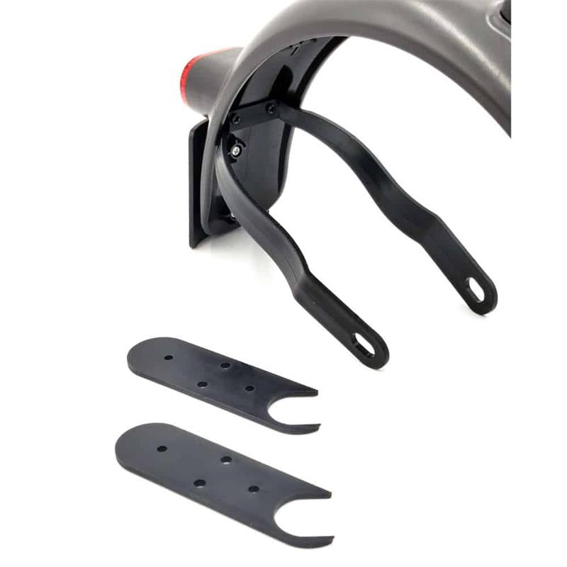 Soporte guardabarros de plástico negro universal para Xiaomi M365 y Pro - RuedaQrueda