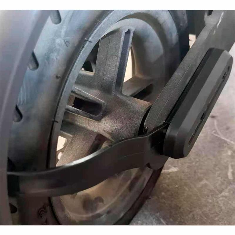 Soporte guardabarros de plástico negro universal para Xiaomi M365 y Pro - RuedaQrueda