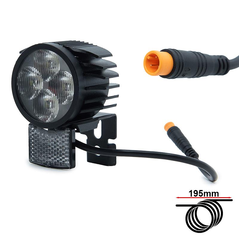 Faro de led con claxon D-032 30-72V para Smartgyro - RuedaQrueda