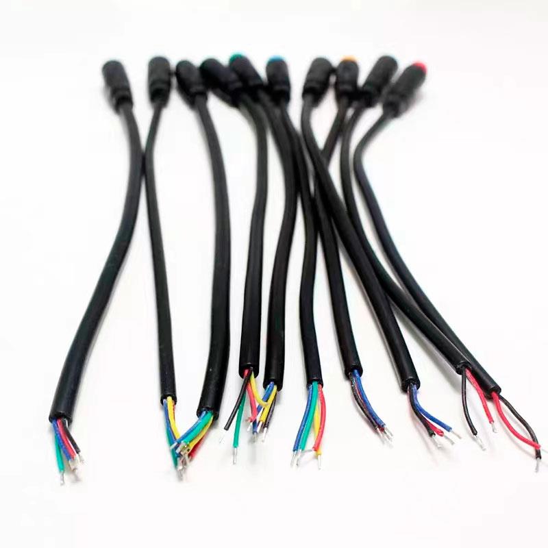 Conector waterproof 8mm 6 pin - 5M - RuedaQrueda