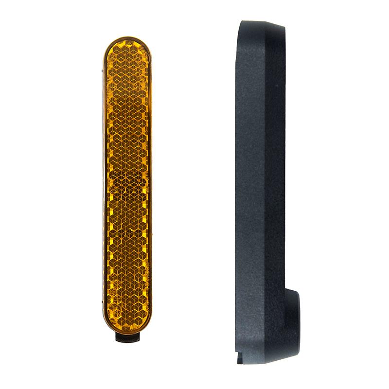 Catadióptrico negro con reflector R Ninebot F2/F2 Pro [Ninebot] - RuedaQrueda