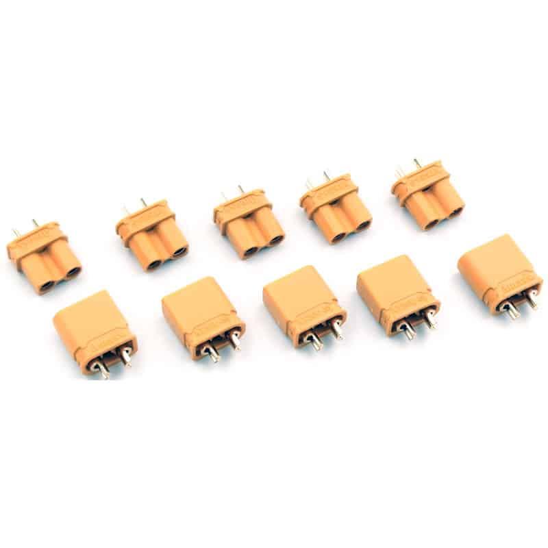 Conector XT30U Amass - 5M/5F - RuedaQrueda